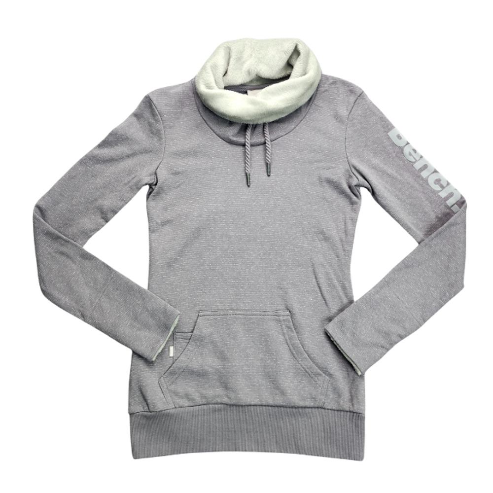 NWT Bench Urban Wear Womens Lined Sweater with mockneck Grey size Small
